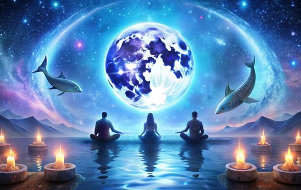 ceremonia de la luna en piscis